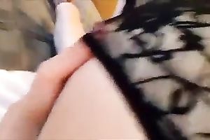 Cute Japanese playgirl gratifying diminutive knob of her boyfriend