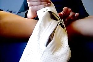 A friend's babe permeates her itchy moist cum-hole with her boot heel