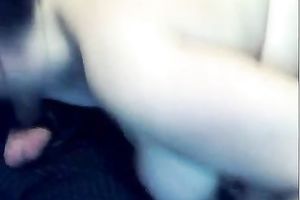 Wanton Dutch BBW Married slut of mine sucks and rides my jock on web camera