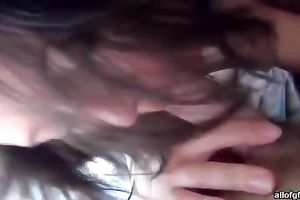 Watch my green eyed glamorous girlfriend giving me a sloppy oral-service