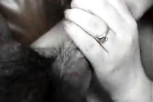 Chubby older French black cock slut engulfing my pecker on POV episode