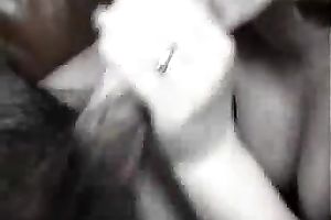 Chubby older French black cock slut engulfing my pecker on POV episode