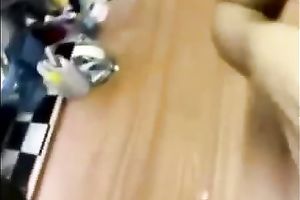 Thai nympho acquires her fucking skills tested right on the table