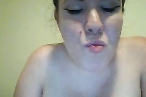 I demonstrate my heavy round boobs and receive truly sexually excited