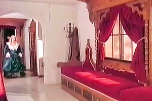 Fine and lean majestic blondie in vintage porn scene