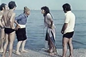 Whorish honey got drilled hard by her paramour on the beach