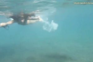 Two majestic non-professional youthful trollops exposing bodies