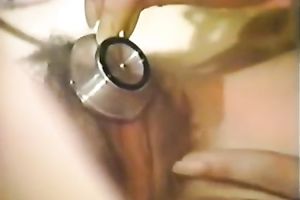 Kinky and hot blond babe loved to finger drill her constricted and moist snatch