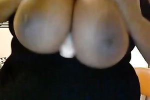 Thck dark ass and heavy zeppelins of an non-professional big beautiful woman sweetheart