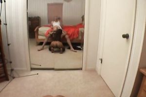 Exotic slut Sabrina admires a guy with her fellatio skills