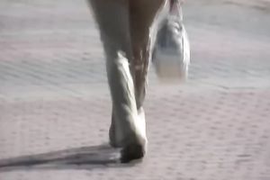 Creme shade panties of a Russian dilettante honey are all moist