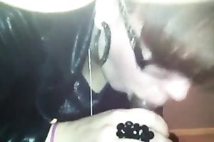 Two white harlots greedily provided my black buddy's BBC with wonderful BJ