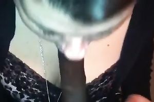 Two white harlots greedily provided my black buddy's BBC with wonderful BJ