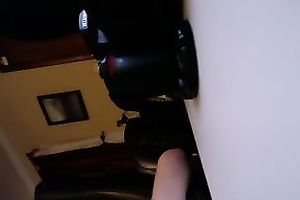 Nerdy pigtailed fascinating brunette hair GF of my buddy likes giving him deepthroat