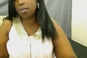 Lazy cam obese dark doxy showed off her large boobies and that was it