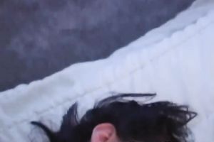 Four-eyed dark brown Jessica blows and acquires screwed hard