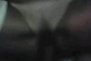 Friend's breathtaking dark brown gf sucks my junk and receives mish drilled