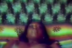 Chocolate honey loved to rub her soaked and constricted bawdy cleft in her bedroom