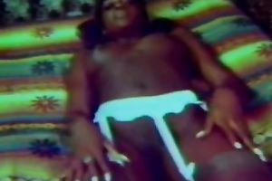Chocolate honey loved to rub her soaked and constricted bawdy cleft in her bedroom