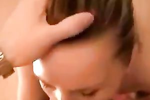 Cute wild black haired nympho gave BJ previous to taking prick in unshaved bawdy cleft