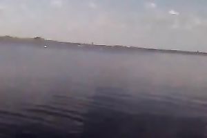 Ugly red haired mamma gets wild and wicked in the nature