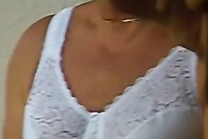 My German older hotwife in sexy underware teasing on web camera