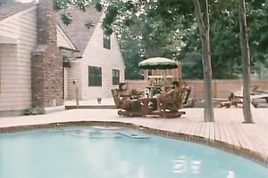 Two breasty sweethearts came to please one pulsating bonker