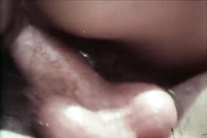 Sweet brunette sweetheart blowing rod and riding it on top