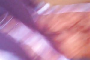 Alluring lovely and hot auburn white wife was stroking and blowing my bulky weenie