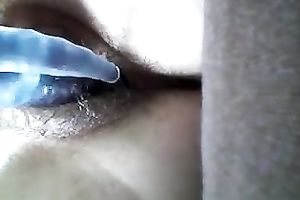 I just discover it amazing to tease my unshaved cum-hole on my own for agonorgasmos