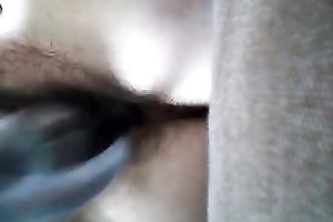 I just discover it amazing to tease my unshaved cum-hole on my own for agonorgasmos