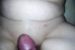 Kinky horny white women of mine likes when I shove my pecker unfathomable in her cum-hole