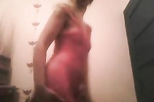 Homemade striptease with me flashing my milk shakes and love tunnel