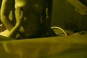 This avid whore wakes me up sitting on my large pecker