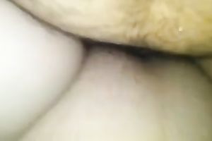 Amateur slutty wife with large rack is willing for large shlong penetration in her cum-hole