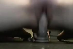 Sensational boobies of jumbo size masturbating on web camera