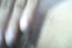 Filthy non-professional skanky cockroach on cam shows her small vagina