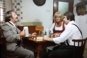 Stupid golden-haired milkamaid acquires bonked on the hay in the shed