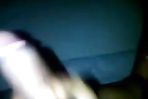 My pleasing swarthy girlfriend helping me release spunk flow deposit