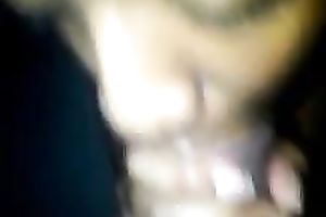 My pleasing swarthy girlfriend helping me release spunk flow deposit