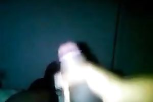 My pleasing swarthy girlfriend helping me release spunk flow deposit