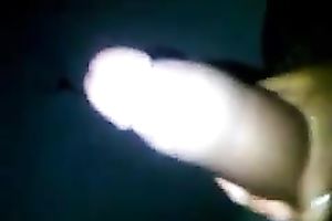 My pleasing swarthy girlfriend helping me release spunk flow deposit