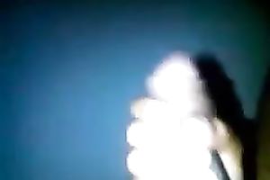 My pleasing swarthy girlfriend helping me release spunk flow deposit