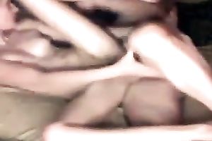 Lewd dark brown cheating wife of my neighbour is topping his large obese schlong