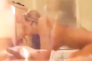 Ardent light haired skinny girlfriend of my buddy sucks him in 69 pose