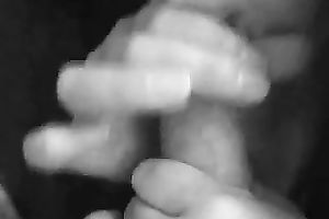 Brunette with quite nice natural large pointer sisters jerks and sucks my dick