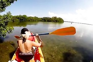 Busty blond hoe engulfing my cock on a beach