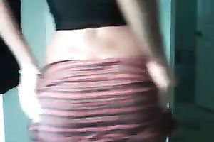 Torrid brunette hair legal age teenager with mind blowing body shape is stripping on web camera