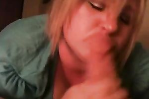My spunky blonde sweetheart can blow my weenie like a pornstar