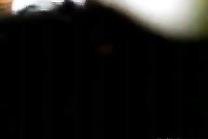 Playing with my Indian babe's large milk sacks and glazing 'em with cum